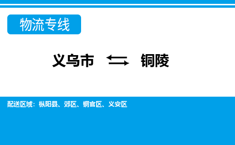 義烏市到銅陵物流專線-義烏市至銅陵貨運(yùn)公司