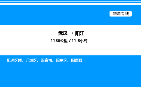 武漢到陽(yáng)江物流專(zhuān)線(xiàn)-武漢至陽(yáng)江貨運(yùn)公司